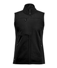 Stormtech Women’s Cascades Softshell Vest - Black/Black*