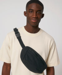 Stanley/Stella Hip Bag with Canvas Fabric - Black