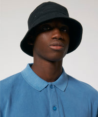 Stanley/Stella Bucket Hat with Metal Eyelets - Black