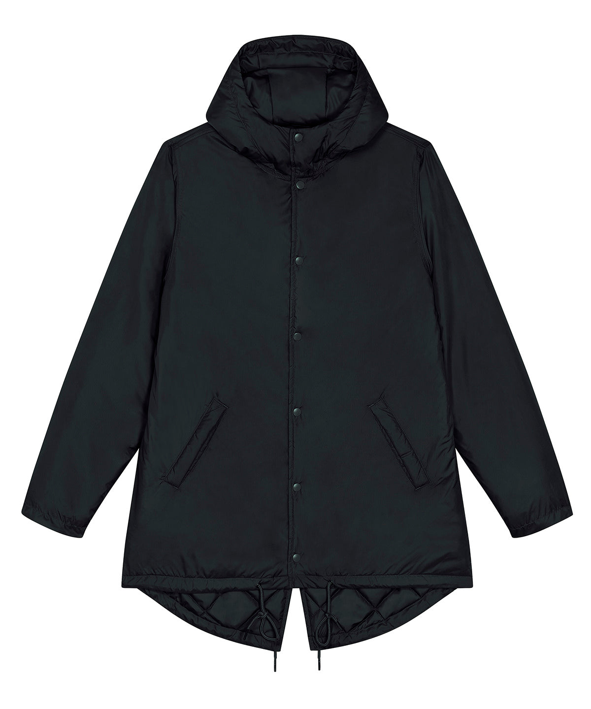 Stanley/Stella Unisex Padded Parka Jacket - Black