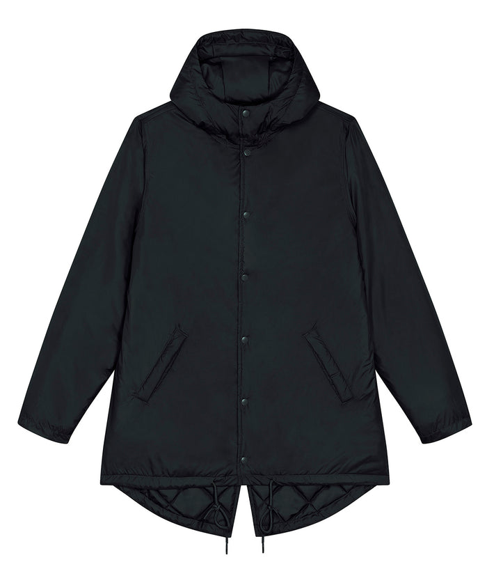 Stanley/Stella Unisex Padded Parka Jacket - Black