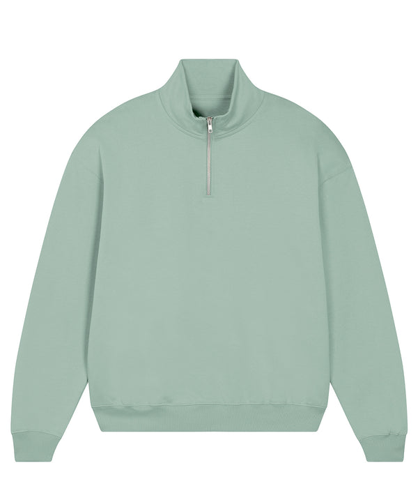 Stanley/Stella Unisex Miller Dry 1/4 Zip Sweatshirt - Aloe