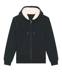 Stanley/Stella Unisex Hygger Sherpa Zip-through Sweatshirt - Black