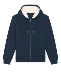 Stanley/Stella Unisex Hygger Sherpa Zip-through Sweatshirt - French Navy
