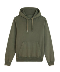 Stanley/Stella Unisex Archer Vintage Hoodie Sweatshirt - Garment Dyed Khaki