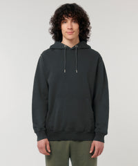 Stanley/Stella Unisex Archer Vintage Hoodie Sweatshirt - Garment Dyed Black Rock