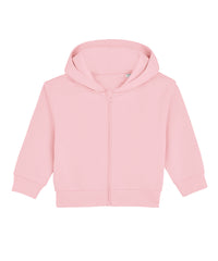 Stanley/Stella Baby Connector Hoodie Zip-through Sweatshirt - Cotton Pink