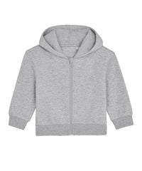 Stanley/Stella Baby Connector Hoodie Zip-through Sweatshirt - Heather Grey