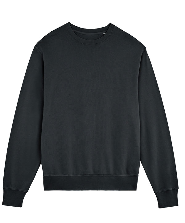 Stanley/Stella Unisex Matcher Vintage Sweatshirt - Garment Dyed Black Rock