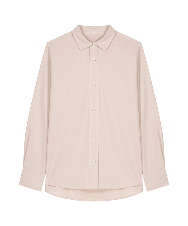 Stanley/Stella Stella Oxford Shirt - Beige Oxford