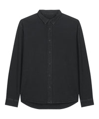 Stanley/Stella Worker Shirt - Garment Dyed Black Rock