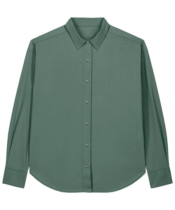 Stanley/Stella Worker Shirt - Garment Dyed Green Bay