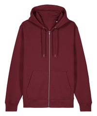 Stanley/Stella Unisex Cultivator 2.0 Iconic Zip-thru Hoodie Sweatshirt - Burgundy*