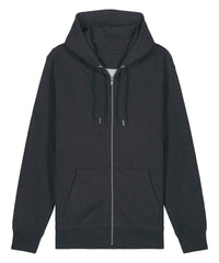 Stanley/Stella Unisex Cultivator 2.0 Iconic Zip-thru Hoodie Sweatshirt - Dark Heather Grey