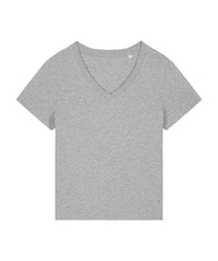 Stanley/Stella Women’s Stella Isla V-neck T-shirt - Heather Grey