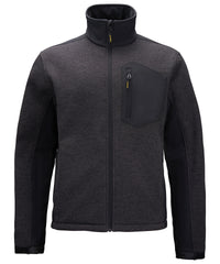 Stanleyworkwear Brady Zip-through Knitted Fleece - Black