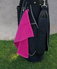 Towel City Luxury Range Golf Towel - Black