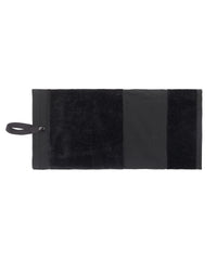 Towel City Deluxe Velour Golf Towel - Black