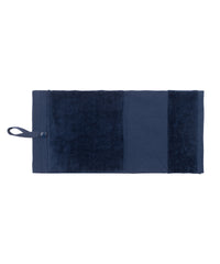 Towel City Deluxe Velour Golf Towel - Navy