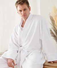 Towel City Kimono Robe - White