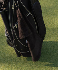 Towel City Printable Border Golf Towel - Black