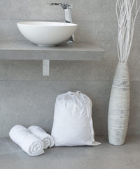 Towel City Laundry Bag - White