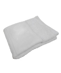 Towel City Organic Guest Towel with Printable Border - White