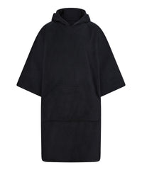 Towel City Adults Poncho - Black