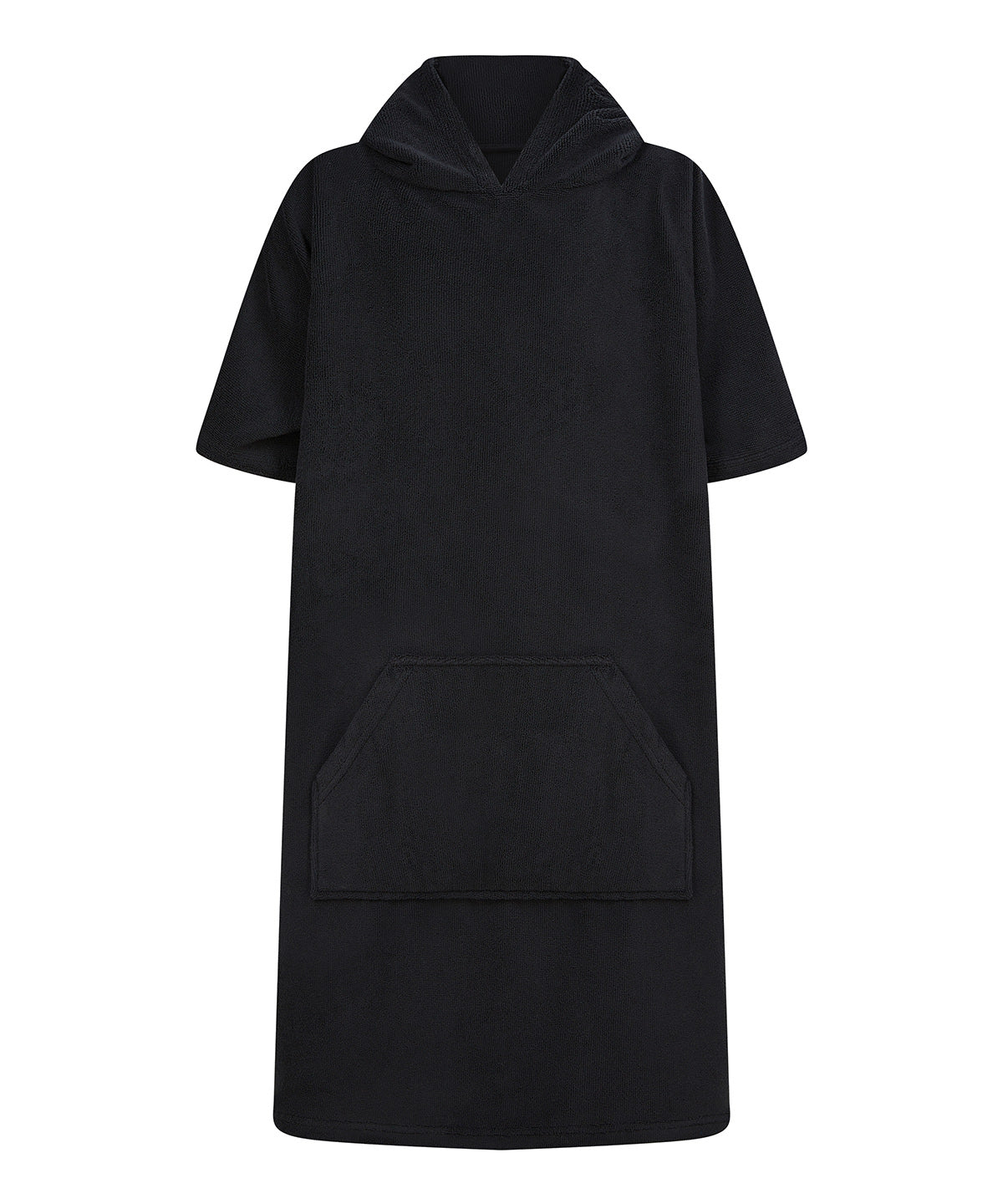 Towel City Kids Poncho - Black