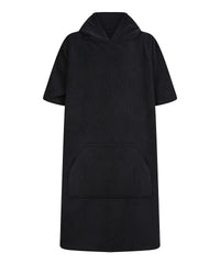Towel City Kids Poncho - Black
