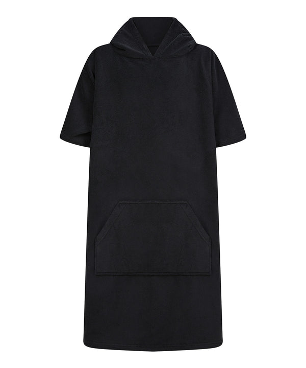 Towel City Kids Poncho - Black