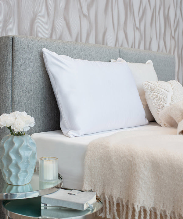 Towel City Satin Pillowcase - White