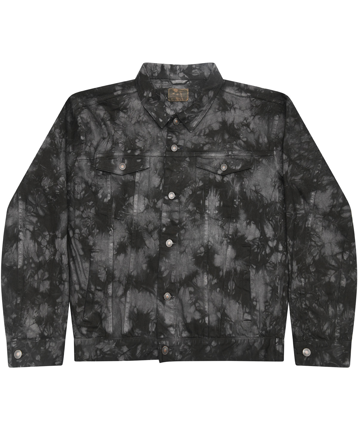 Colortone Tie-dye Denim Jacket - Crystal Black