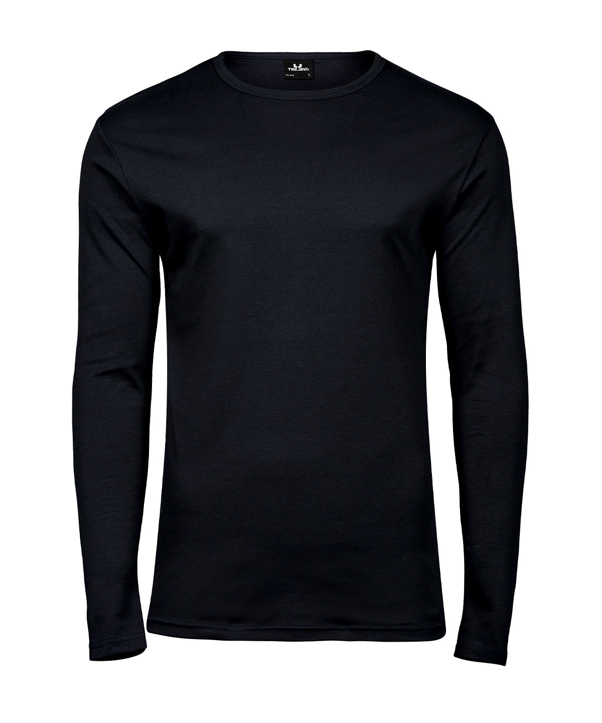 Tee Jays Long Sleeve Interlock Tee - Black
