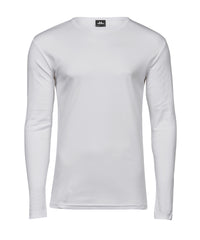Tee Jays Long Sleeve Interlock Tee - White