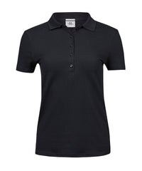 Tee Jays Women’s Luxury Stretch Polo - Black
