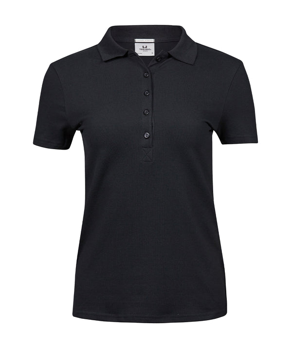Tee Jays Women’s Luxury Stretch Polo - Black
