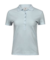 Tee Jays Women’s Luxury Stretch Polo - Ice Blue