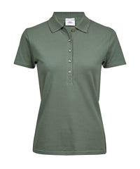 Tee Jays Women’s Luxury Stretch Polo - Leaf Green