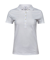 Tee Jays Women’s Luxury Stretch Polo - White