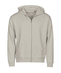 Tee Jays UNLABELED Hooded Full-zip Sweatshirt - Cement