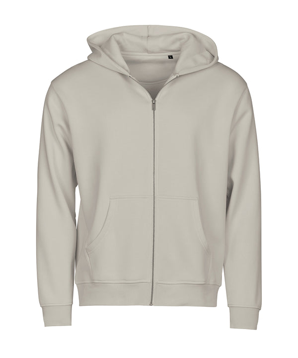 Tee Jays UNLABELED Hooded Full-zip Sweatshirt - Cement