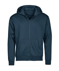 Tee Jays UNLABELED Hooded Full-zip Sweatshirt - Ink