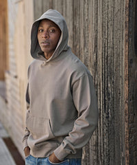 Tee Jays UNLABELED Heavy Loose-fit Hooded Sweatshirt - Black