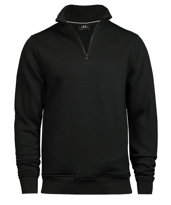 Tee Jays Half-zip Sweatshirt - Black