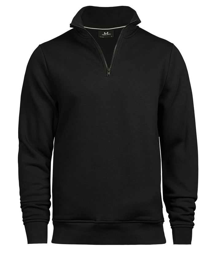 Tee Jays Half-zip Sweatshirt - Black