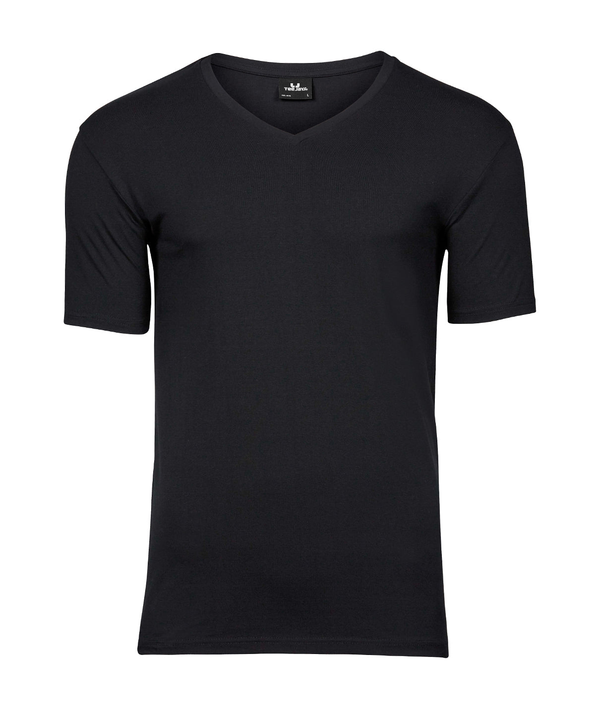 Tee Jays Stretch V-neck Tee - Black