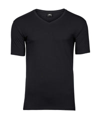 Tee Jays Stretch V-neck Tee - Black