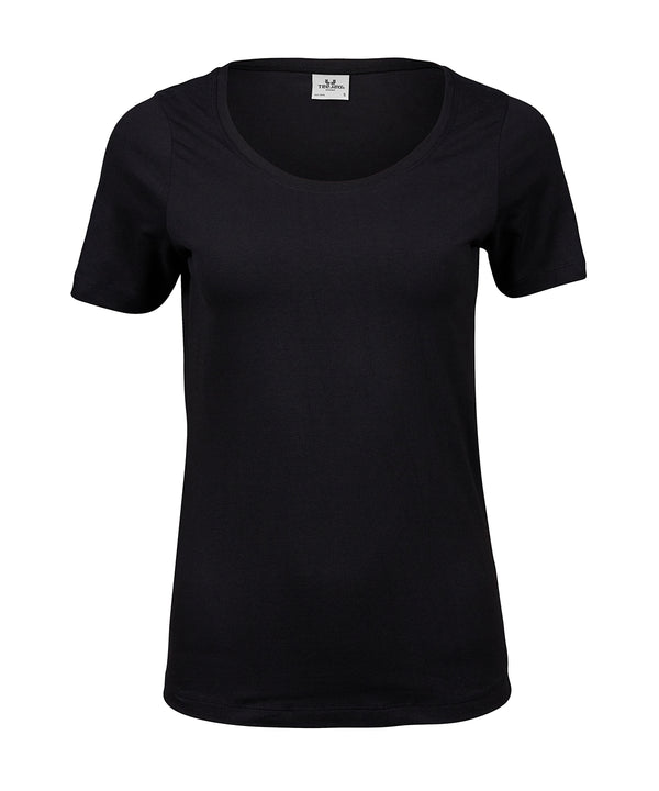 Tee Jays Women’s Stretch Tee - Black