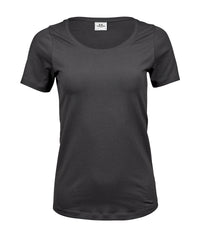 Tee Jays Women’s Stretch Tee - Dark Grey